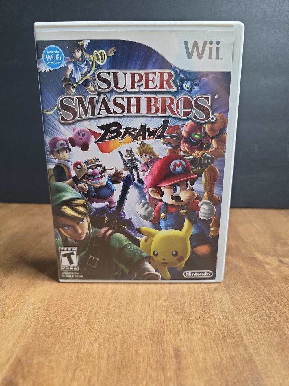 Super Smash Bros Brawl Wii CIB Game Nintendo Wii 2008 Complete with Manual